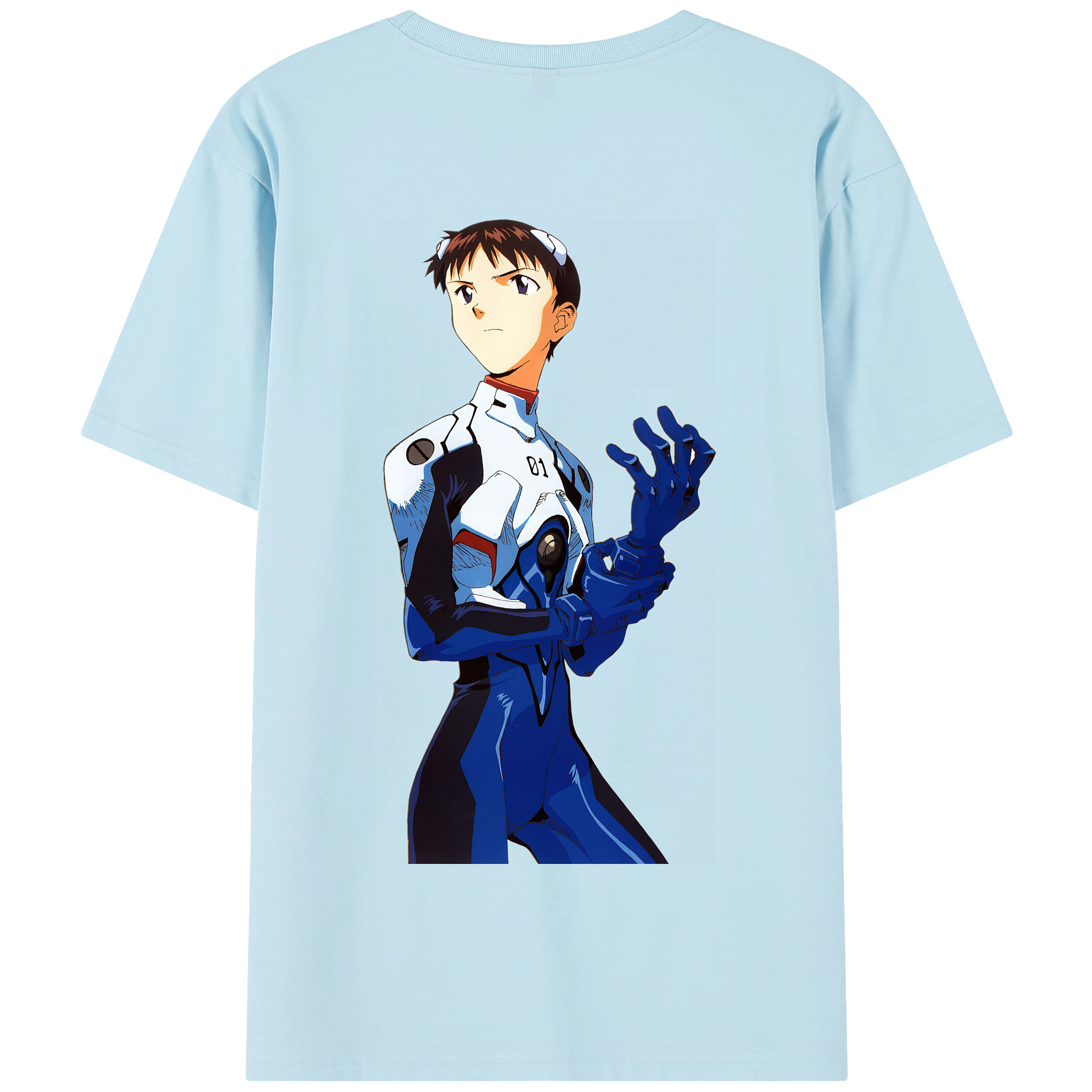 （画像用） EVA 新世紀エヴァンゲリオン 綿100％半袖Tシャツ（背面プリント）